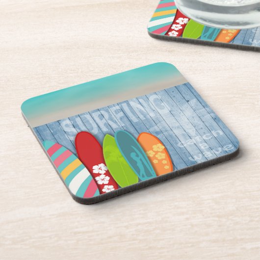 Surfbretter - Getränkekasten Getränkeuntersetzer (Linke Seite)