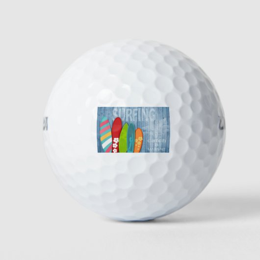 Surfbretter Golf Ball (Vorderseite)