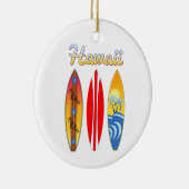 Surfbretter Hawaii Keramik Ornament (Rechts)