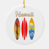 Surfbretter Hawaii Keramik Ornament (Hinten)