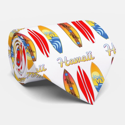 Surfbretter Hawaii Krawatte (Gerollt)