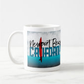 Surfbretter in Newport Beach California Kaffeetasse (Links)