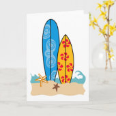 Surfbretter Karte (Gelbe Blume)