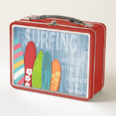 Surfbretter Metal Lunch Box (Vorderseite)