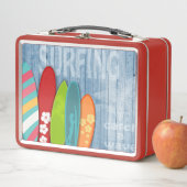 Surfbretter Metal Lunch Box (Beispiel)