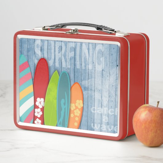 Surfbretter Metal Lunch Box (Beispiel)