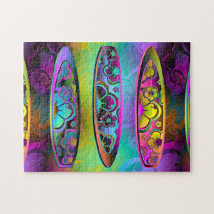 Surfbretter mit 2A-2D-Bildoptionen Puzzle