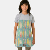 Surfbretter, Personalisiert, Hibiskus Blume Streif Schürze (Insitu)