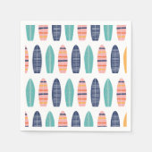 Surfbretter - Pink Retro Beach Serviette (Vorderseite)