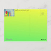 Surfbretter Postkarte (Rückseite)