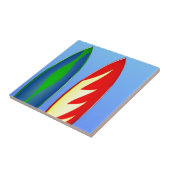 Surfbretter Retro-Surfen Fliese (Seite)
