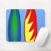 Surfbretter Retro-Surfen Mousepad (Mit Mouse)