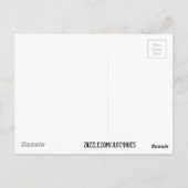 Surfbretter Retro-Surfen Postkarte (Rückseite)