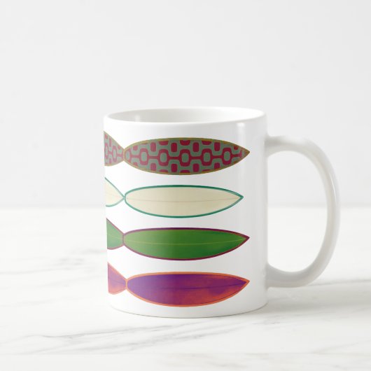 Surfbretter ~ Surfen Kaffeetasse (Rechts)