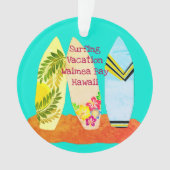 Surfbretter Surfen Urlaub Sake Ornament (Vorderseite)