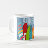 Surfbretter Tasse (Vorderseite Links)