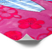 Surfbretter und Surfbretter Poster (Ecke)