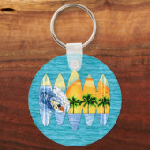 Surfbretter und Surfbretter Schlüsselanhänger (Vorderseite)