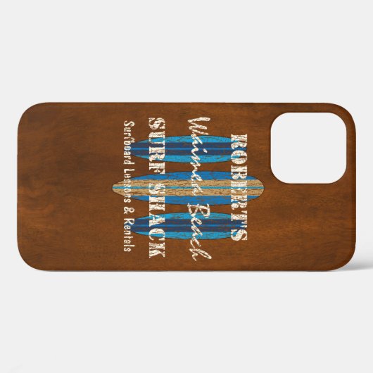 Surfbretter zeichnen Monogramm Hawaiian Surfboards Case-Mate iPhone Hülle (Rückseite (Horizontal))