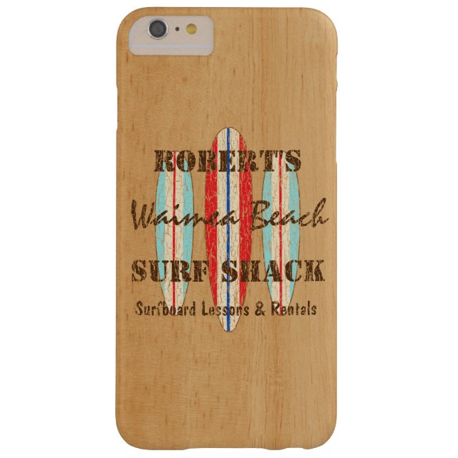 Surfbretter zeichnen Monogramm Hawaiian Surfboards Case-Mate iPhone Hülle (Rückseite)