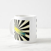 Surfbrettknopf Kaffeetasse (Vorderseite Links)