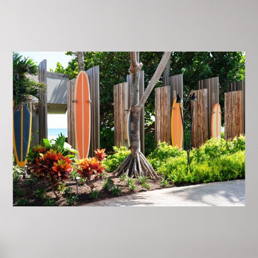 Surfbrettplakat Poster (Vorne)