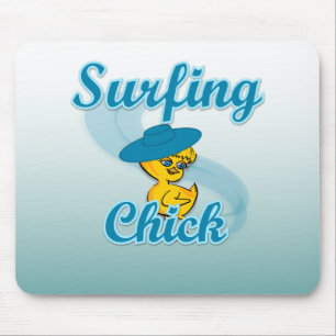 Surfchick #3 mousepad