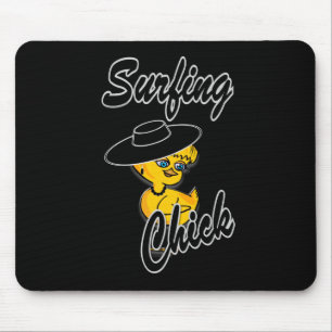 Surfchick #4 mousepad