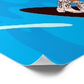 Surfcowgirl Poster (Ecke)