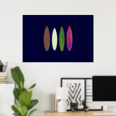 Surfdruck für Wände Poster (Heimbüro)