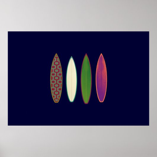 Surfdruck für Wände Poster (Vorne)