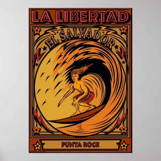SURFEL SALVADOR LA LIBERTAD POSTER (Vorne)