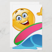 Surfemoji Briefpapier (Vorne/Hinten)
