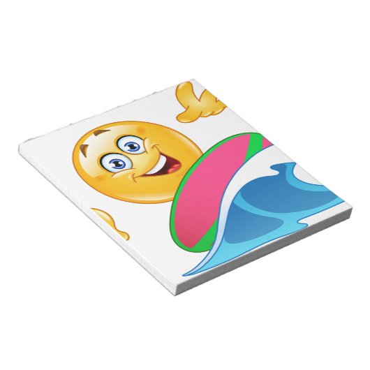 Surfemoji Notizblock (angewinkelt)