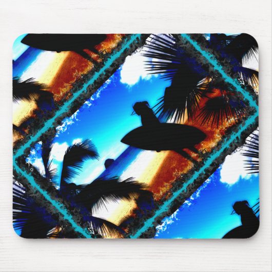 Surfen 10 Mousepad (Vorne)