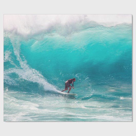 Surfen 16 Wrapping Paper Geschenkpapier (Flach)