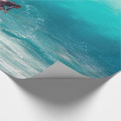 Surfen 16 Wrapping Paper Geschenkpapier (Ecke)