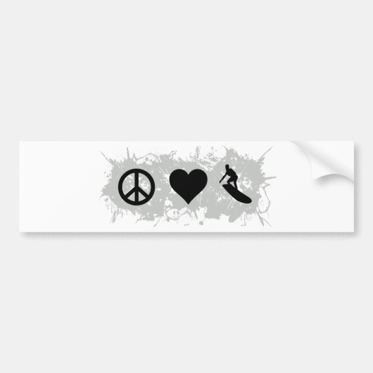 Surfen 1 autoaufkleber (Vorne)