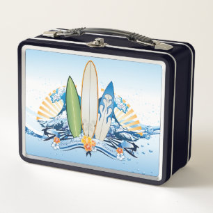 Surfen 2 Mittagspause Metall Brotdose