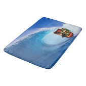 Surfen 3 Badematten (Schrägansicht)
