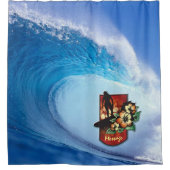 Surfen 3 duschvorhang (Vorderseite)