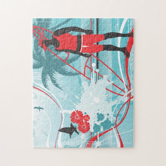 Surfen 4 Puzzle (Vertikal)