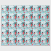 Surfen 4 Wrapping Paper Geschenkpapier (Flach)