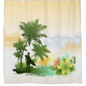 Surfen 6 duschvorhang (Vorderseite)