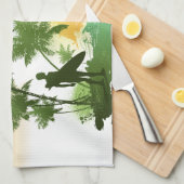 Surfen 6 Küchentücher (Viertel Falte)