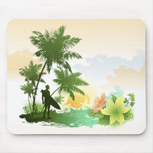 Surfen 6 Mousepads (Vorne)
