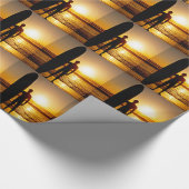 Surfen 8 Wrapping Paper Geschenkpapier (Ecke)