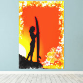 Surfen 9 leinwanddruck (Insitu (Holzboden))