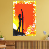 Surfen 9 leinwanddruck (Insitu (Wohnzimmer))