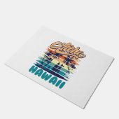 Surfen - Aloha Hawaii Fußmatte (Schrägansicht)